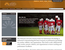 Tablet Screenshot of centerforperformancepsychology.com